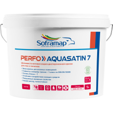 Интерьерная гладкая краска на водной основе Soframap  Aquasatin / Аквасатин 2,25 л