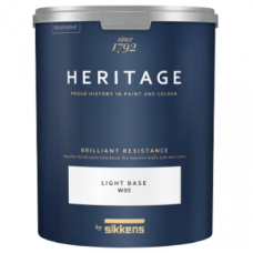 Матовая краска для сухих и влажных помещений Heritage Brilliant Resistance 1 л.