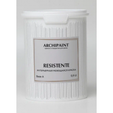 Интерьерная матовая краска для стен Archipaint Resistente 0.9 л